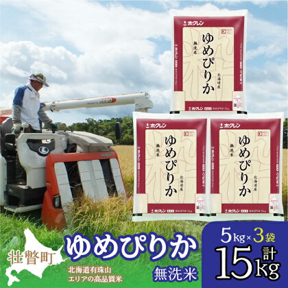 北海道産 ゆめぴりか 無洗米 15kg ふるさと納税 人気 おすすめ ランキング 北海道 壮瞥 無洗米 米 白米 ゆめぴりか 甘い おにぎり おむすび こめ 贈り物 贈物 贈答 ギフト セット 北海道 壮瞥町 送料無料 SBTD065