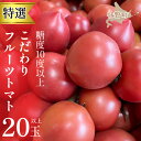 ＜2024年6月下旬よりお届け＞北海道壮瞥産 こだわりフルーツトマト 20玉以上 ふるさと納税 人気 おすすめ ランキング トマト とまと フルーツトマト 野菜 おいしい 大容量 北海道 壮瞥町 送料無料 SBTO005