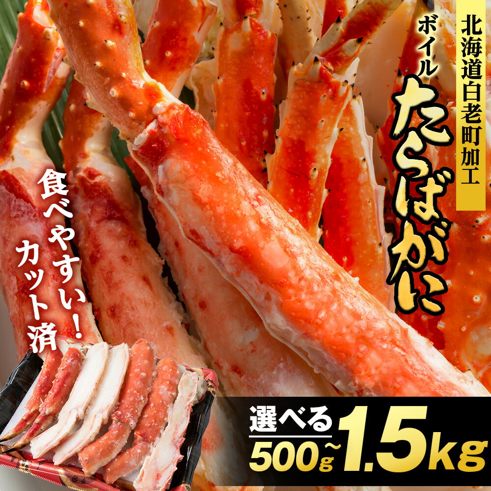 [12月発送先行予約][楽天限定]タラバ 蟹 カット済み 選べる500g〜1.5kg 1パック500g・1kg [斎藤水産] AM075たらば がに タラバガニ たらば蟹 タラバかに 蟹 ボイル カニ かに 北海道 年末 12月 予約 先行