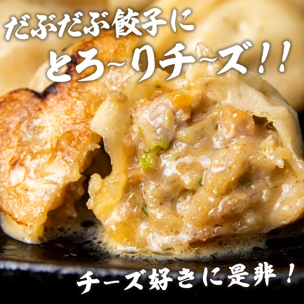 【ふるさと納税】だぶだぶな肉汁をすすりたくなる餃子ちぃーず40個入（20個入×2パック） ぎょうざ 冷凍 ギョウザ おつまみ おかず 中華 惣菜 チーズ BE009白老 北海道 北海道ふるさと納税 白老 ふるさと納税 北海道 f015784-shiraoi-10001913 北海道白老町 サンプル画像2