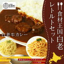 【ふるさと納税】「食材王国」白老レトルトセットカレー パスタ