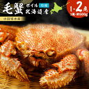 【ふるさと納税】毛がに 選べる1〜2尾 1尾500g〈小田切水産〉毛がに 毛ガニ 毛蟹 ケガニ 毛かに 毛カニ 蟹 カニ 北海道ふるさと納税 白老 ふるさと納税...