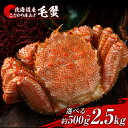 【ふるさと納税】毛蟹 ボイル済み 冷凍 選べる1尾〜5尾セット 1尾約500g BM299ボイル 毛がに 毛ガニ 毛蟹 ボイル 蟹 カニ 北海道ふるさと納税 白...
