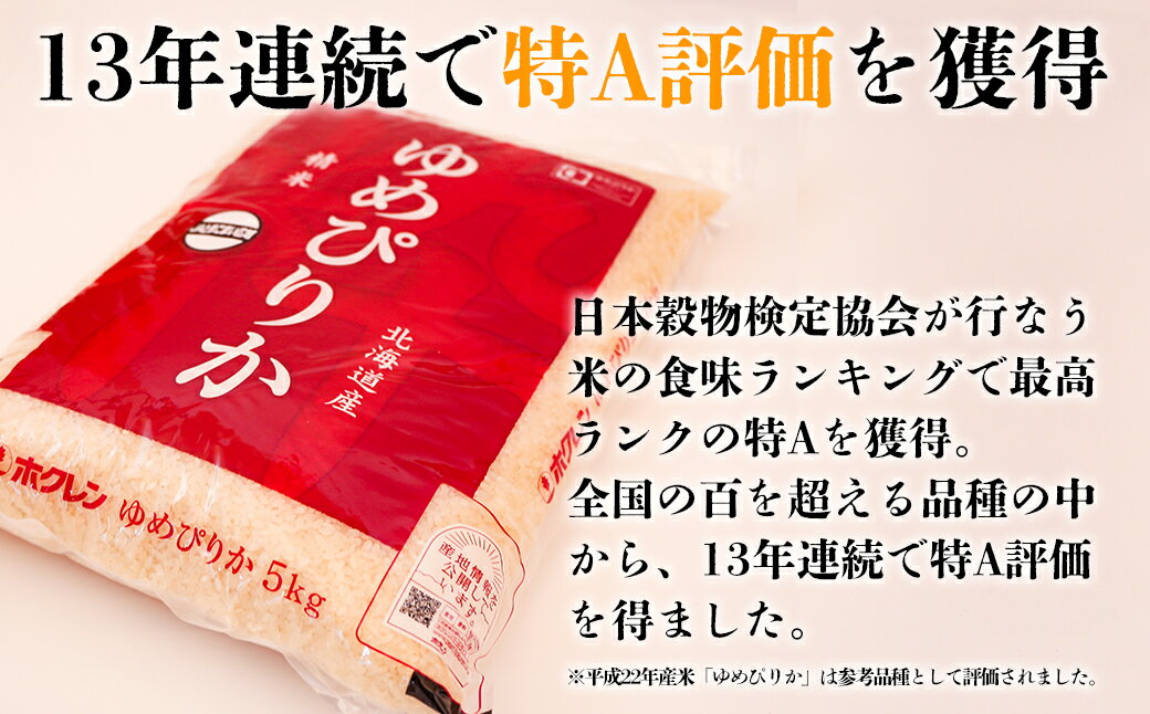 【ふるさと納税】白米 5kg ゆめぴりか 13年連続特A受賞 ブランド米 限定生産 ふっくら ツヤツヤ 家庭用 北海道 厚真町 国産 【送料無料】 3