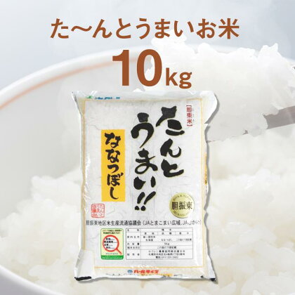 白米 10kg ななつぼし 13年連続特A受賞　 ブランド米 限定生産 ふっくら ツヤツヤ 家庭用 北海道 胆振 国産 【送料無料】