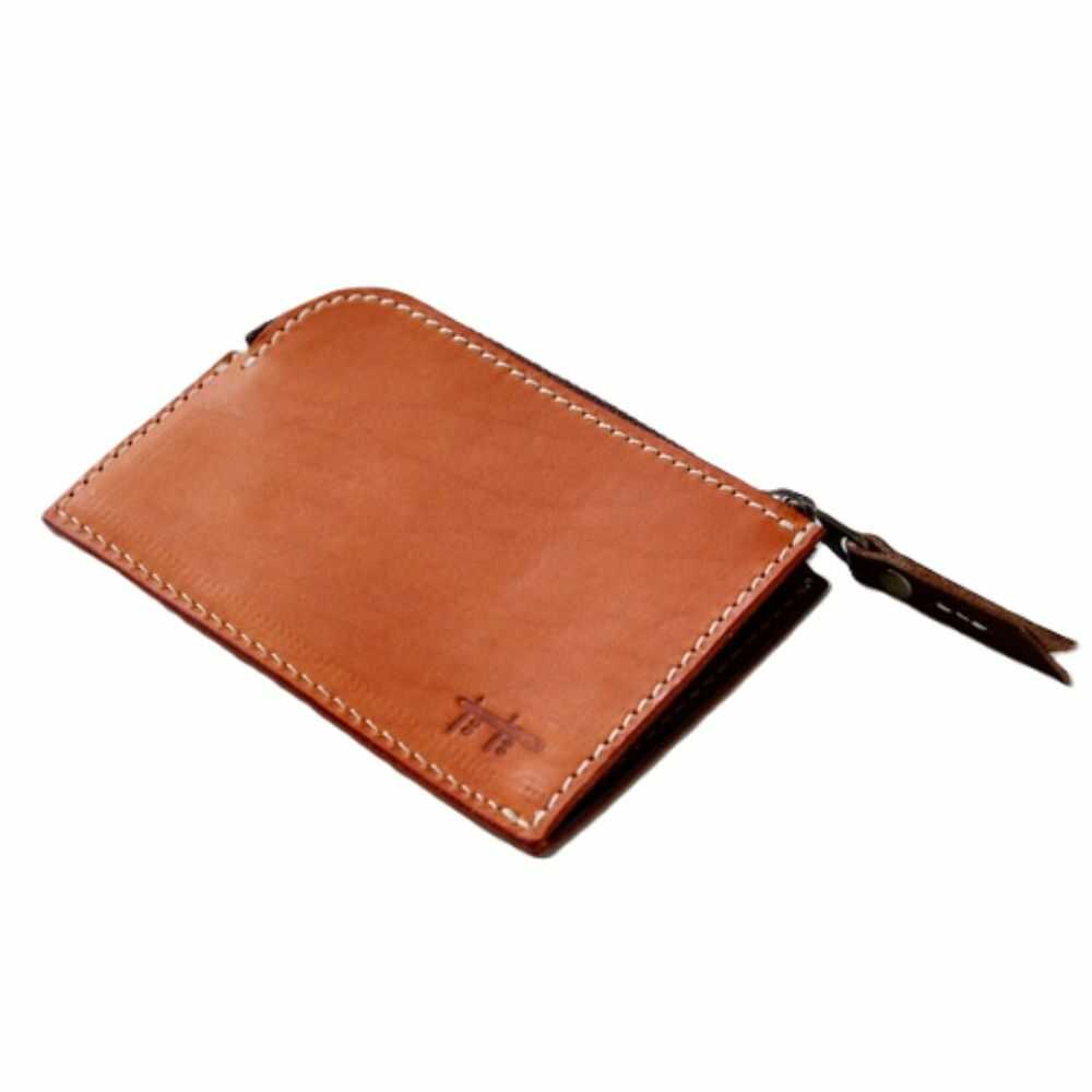 【ふるさと納税】tanikoオリジナル 小銭入れ（キャメル）《厚真町》【Taniko leather】[AXAP021]