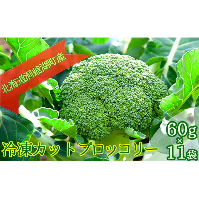 【ふるさと納税】役に立ちます 冷凍カット野菜 ブロッコリー60g×11袋　【野菜】