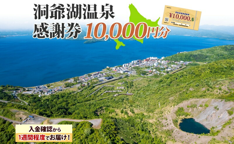 【ふるさと納税】【ふるさと納税】 洞爺湖温泉感謝券 10000円 分 金券 クーポン 洞爺湖 湖 温泉 リゾート 有珠山 火山 自然 花火 イルミネーション 旅行 観光 宿泊 施設 北海道　【地域のお買い物券・チケット・アクティビティ体験・グルメ】