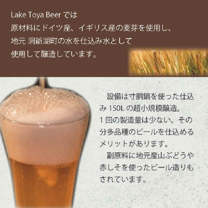 【ふるさと納税】Lake Toya Beer クラフトビール 定番4種4本セット(紙コースター2枚付) お酒 瓶ビール アルコール 晩酌 バーベキュー BBQ 家飲み 宅飲み 飲み比べ