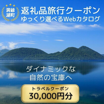 北海道ツアー 洞爺湖温泉 後から選べる旅行Webカタログで使える！ 旅行クーポン（30,000円分） 旅行券 宿泊券 飲食券 体験サービス券 北海道　【 お食事券 チケット スキーチケット ホテル 宿泊券 有名 レイクサイドリゾート 温泉 アウトドア 】