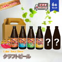 【ふるさと納税】Lake Toya Beer クラフトビール 定番4種+限定2本 計6本(紙コースター2枚付) 4カ月連続お届け