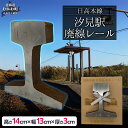 【ふるさと納税】 日高本線廃線レール 厚さ3cm(限定10セット) 【 ふるさと納税 人気 おすすめ ランキング 廃線 レール 置物 限定 北海道 むかわ町 送...