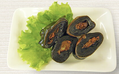 北海道産蝦夷ほたて巻5本セット 【魚貝類・こんぶ巻き】