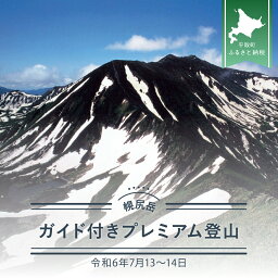 【ふるさと納税】【日本百名山】幌尻岳ガイド付きプレミアム登山 令和6年7月13～14日 ふるさと納税 人気 おすすめ ランキング 幌尻岳 山 ガイド ツアー 北海道 平取町 送料無料 BRTJ001