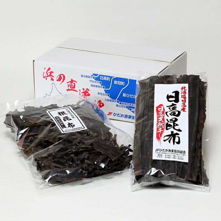 【ふるさと納税】100 日高産　昆布セット（根昆布500g、