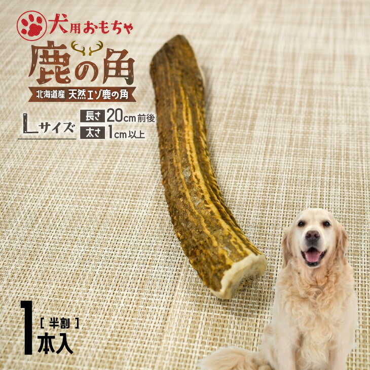 6位! 口コミ数「0件」評価「0」犬用「鹿の角(半割り)」Lサイズ×1本[53-1352] 北海道 浦河 ふるさと納税 鹿の角 鹿 犬用 ワンちゃん おもちゃ 玩具 デンタル･･･ 