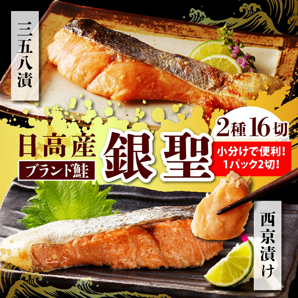 【ふるさと納税】北海道 日高産 銀聖鮭 漬魚セット 2種 1