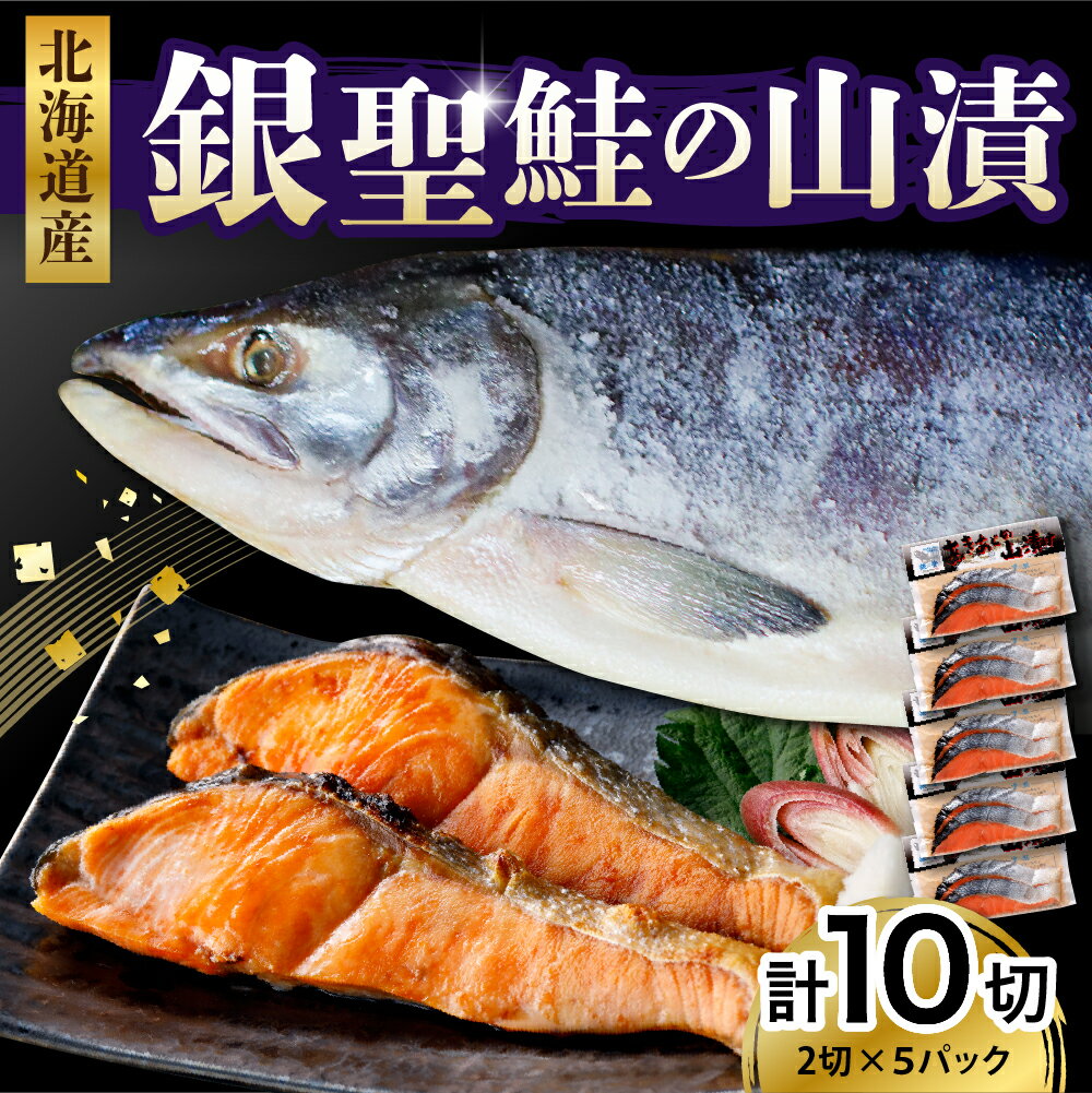 【ふるさと納税】 銀聖 鮭の山漬 (80g×2)× 5パック 2024年11月以降発送分 / 鮭 サケ シャケ 塩鮭 塩漬 塩漬け 山漬け 切り身 切り身セット 魚 魚介 業界類 海鮮 海産物 冷凍 冷凍便 お取り寄せ グルメ 国産 北海道産 北海道 えりも 1