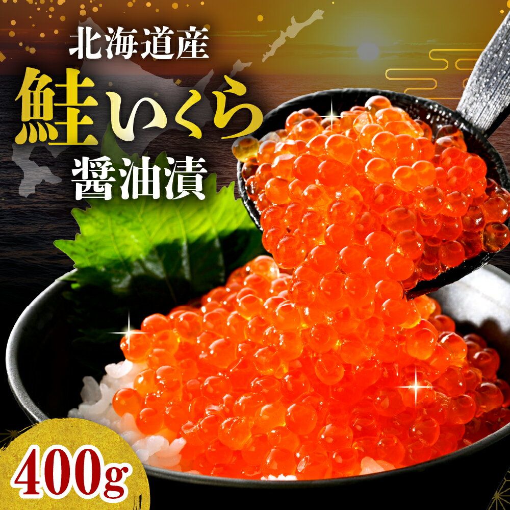 【ふるさと納税】いくら 醤油漬け 北海道産 小分け 400g ( 80g × 5 ) 先行予約【2025年10月以降順次発送】 国産 イクラ 鮭いくら さけいくら 秋 旬 醤油漬 大容量 いくら丼 鮭卵 魚卵 魚介類 海鮮 海の幸 海産物 冷凍 秋 旬 送料無料 お取り寄せ 北海道 えりも町 北港水産