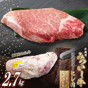 【ふるさと納税】 北海道産 黒毛和牛 みついし牛 A5 ヒレ お好みカット 2.7kg 霜降り 和牛 ブランド牛 フィレ ヘレ ブランド 牛肉 牛 ..