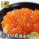  北海道産 いくら 500g ( 250g × 2パック ) 醤油いくら 鮭卵 イクラ 鮭 秋鮭 醤油漬 醤油 魚介 海鮮 海産物 冷凍 いくら丼 パスタ ちらし寿司 海の幸 北海道 新ひだか町