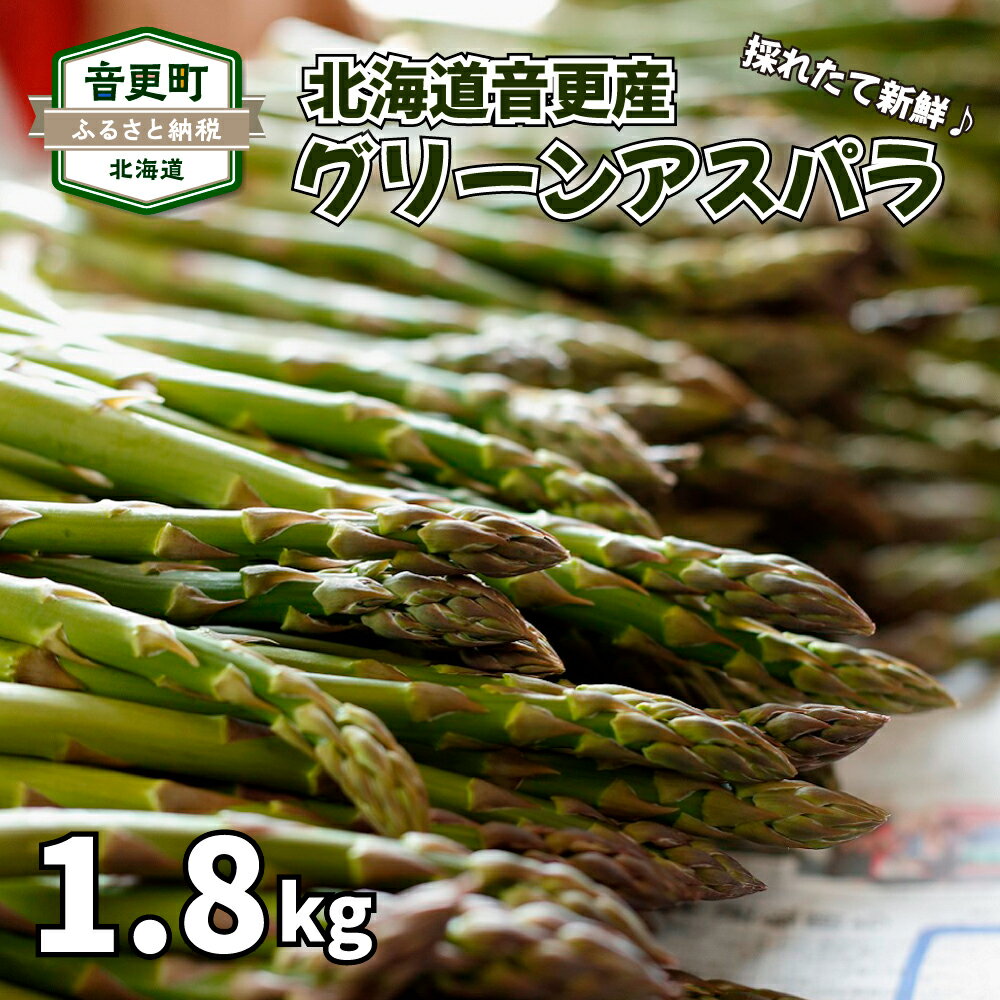 【ふるさと納税】【先行受付】おとふけ産グリーンアスパラ （M-Lサイズ） 1.8kg アスパラ アスパラガ...