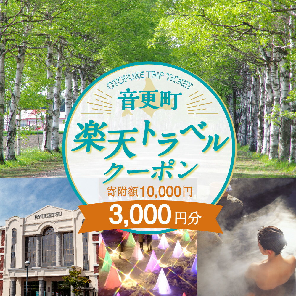 【ふるさと納税】北海道音更町の対象施設で使える楽天トラベルクーポン 寄附額10,000円 旅行 観光 トラベル レジャー 体験 温泉 宿泊 ホテル 旅館 予約 国内 十勝温泉 モール温泉 チケット クーポン 宿泊券 宿泊補助券 金券 北海道 音更町その2