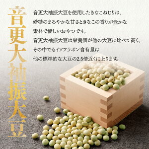 【ふるさと納税】音更大袖振大豆のきなこねじり 70g 1袋 きなこねじり きなこ きな粉 黄粉 大豆 だいず おやつ お菓子 お茶請け お茶菓子 常温 北海道 音更町 送料無料