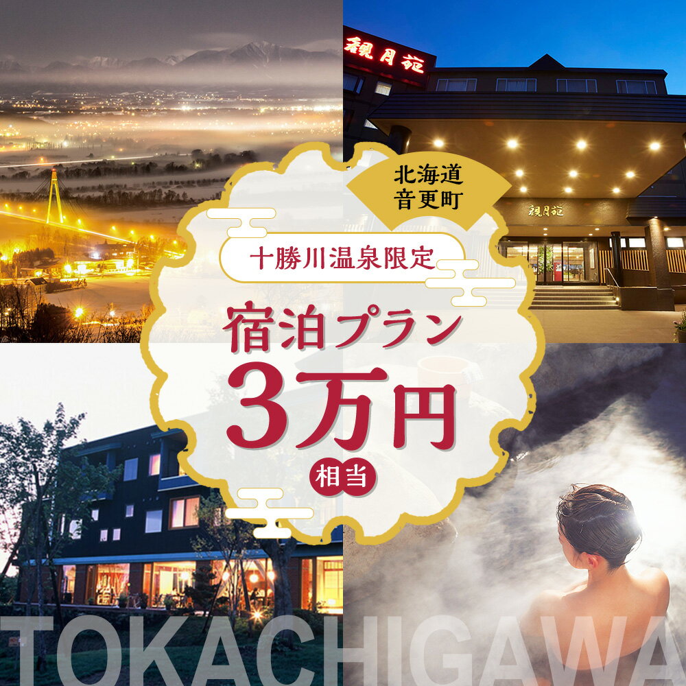 【ふるさと納税】十勝川温泉限定宿泊プラン （3万円相当） 温泉 旅館 ホテル レジャー施設 宿泊 旅行 観光 トラベル 北海道 十勝 音更町その2