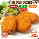 【ふるさと納税】コロッケ 北海道産 3種セット 30個 冷凍食品 十勝男爵 ジャガイモ じゃがいも 北海道 野菜 カボチャ 冷凍 大容量 自宅用 家庭用 家族 お弁当 まとめ買い 詰め合わせ 詰合 ギフ…