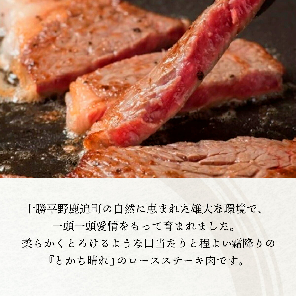 【ふるさと納税】十勝鹿追産牛肉「とかち晴れ」ロースステーキ 500g 【ふるさと納税 人気 おすすめ ランキング 肉 牛肉 牛カルビ 牛ヒレ 牛モモ 牛ひき肉 肉 牛肉 牛サーロイン 牛モモ 北海道 鹿追町 送料無料 】SKY001