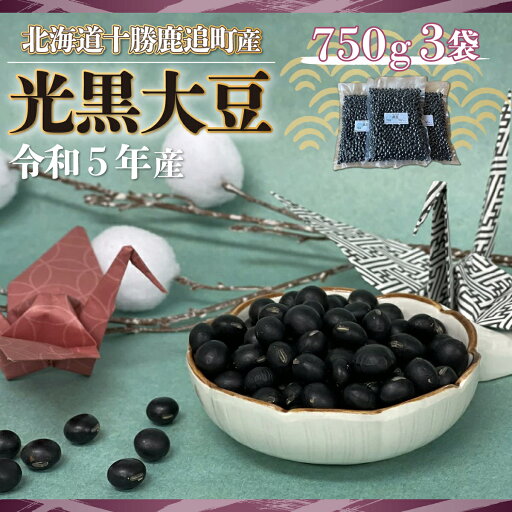 【ふるさと納税】黒豆 750g×3袋 【 ふるさと納税 人気 おすすめ ランキング 黒豆 豆 光黒大豆 黒大豆 大豆 鹿追産黒大豆 煮豆 黒豆スイーツ 黒豆茶 北海道 鹿追町 送料無料 】 SKW001 【ふるさと納税】黒豆 750g×3袋 【 ふるさと納税 人気 おすすめ ランキング 黒豆 豆 光黒大豆 黒大豆 大豆 鹿追産黒大豆 煮豆 黒豆スイーツ 黒豆茶 北海道 鹿追町 送料無料 】 SKW001