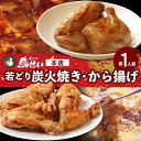 8位! 口コミ数「2件」評価「5」鳥せい本店 の 若どり 炭火焼き & から揚げ セット 各1人前 鶏肉 手羽 むね肉 もも肉 詰め合わせ 真空パック 冷蔵 職人技 こだわり･･･ 