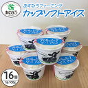 【ふるさと納税】あすなろ牧場 の カップ ソフト アイス セット 100g × 16個 牛乳 ノンホモ牛乳 スイーツ おやつ デザート 北海道物産展で人気 贈り...