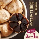 【ふるさと納税】にんにく好き必見! 北海道十勝清水町産 無添加熟成黒にんにく \ 容量が選べる / 十勝清水町産 にんにく ニンニク 自然発酵30日以上 ドライフルーツのような甘さ 野菜 甘み 十勝 フルーティー 無添加 ガーリック 長期熟成 お取り寄せ 北海道 清水町