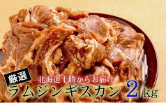 【ふるさと納税】＜1～2か月待ち＞肉屋のプロ厳選!たっぷりラムジンギスカン2kg！（500g×4パック）[A1-16C]