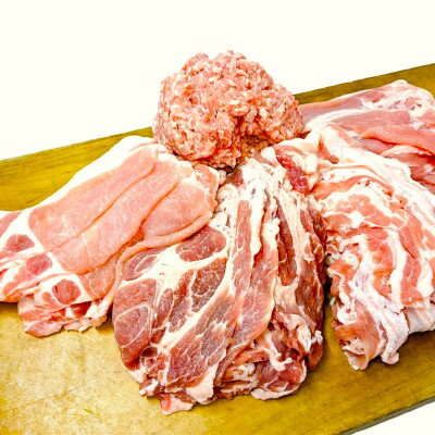 【 訳あり 】 十勝 ホエー豚 豚肉 詰め合わせ 約 2kg 部位おまかせ! 豚丼 の具 ひき肉 小分け _ ぶた肉 お肉 肉 訳アリ わけあり ワケアリ 焼肉 焼き肉 ぶた丼 人気 美味しい 【配送不可地域：離島】【1484138】