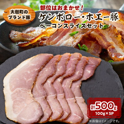 43位! 口コミ数「0件」評価「0」ケンボロー・ホエー豚　ベーコンスライス100g×5pセット【配送不可地域：離島】【1484145】