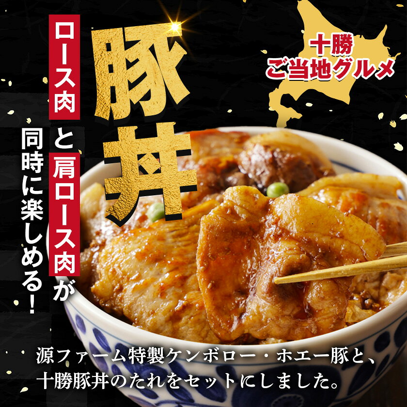 【ふるさと納税】北海道十勝のグルメ!ホエー豚の豚丼セット(4人前/10人前)(全1回/全3回/全6回)_ 豚丼 豚丼セット ホエー豚 豚 ロース 肩ロース たれ 丼 惣菜 おかず 簡単調理 便利 北海道 大樹町 ギフト プレゼント 冷凍 送料無料 【配送不可地域：離島】【G1396942】 f016411-taiki-10000006 北海道大樹町 サンプル画像3