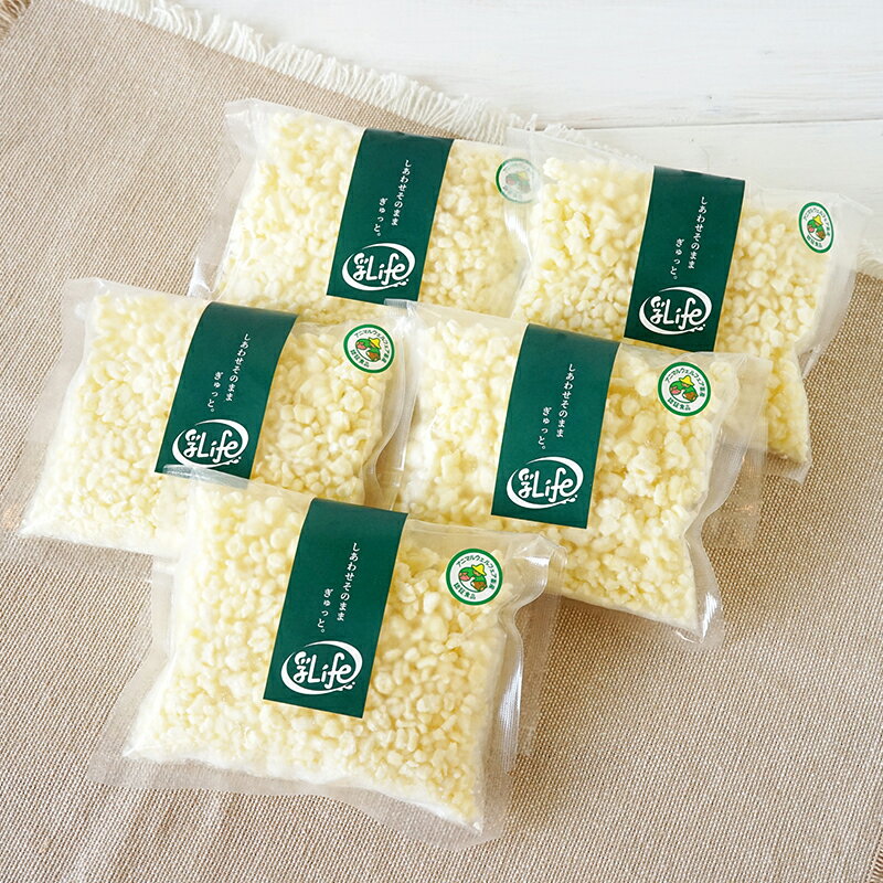【ふるさと納税】おうちでモッツァレラチーズキット(チーズフレーク100g×5個)|北海道十勝大樹町・放牧牛・アニマルウェルフェア認証牧場