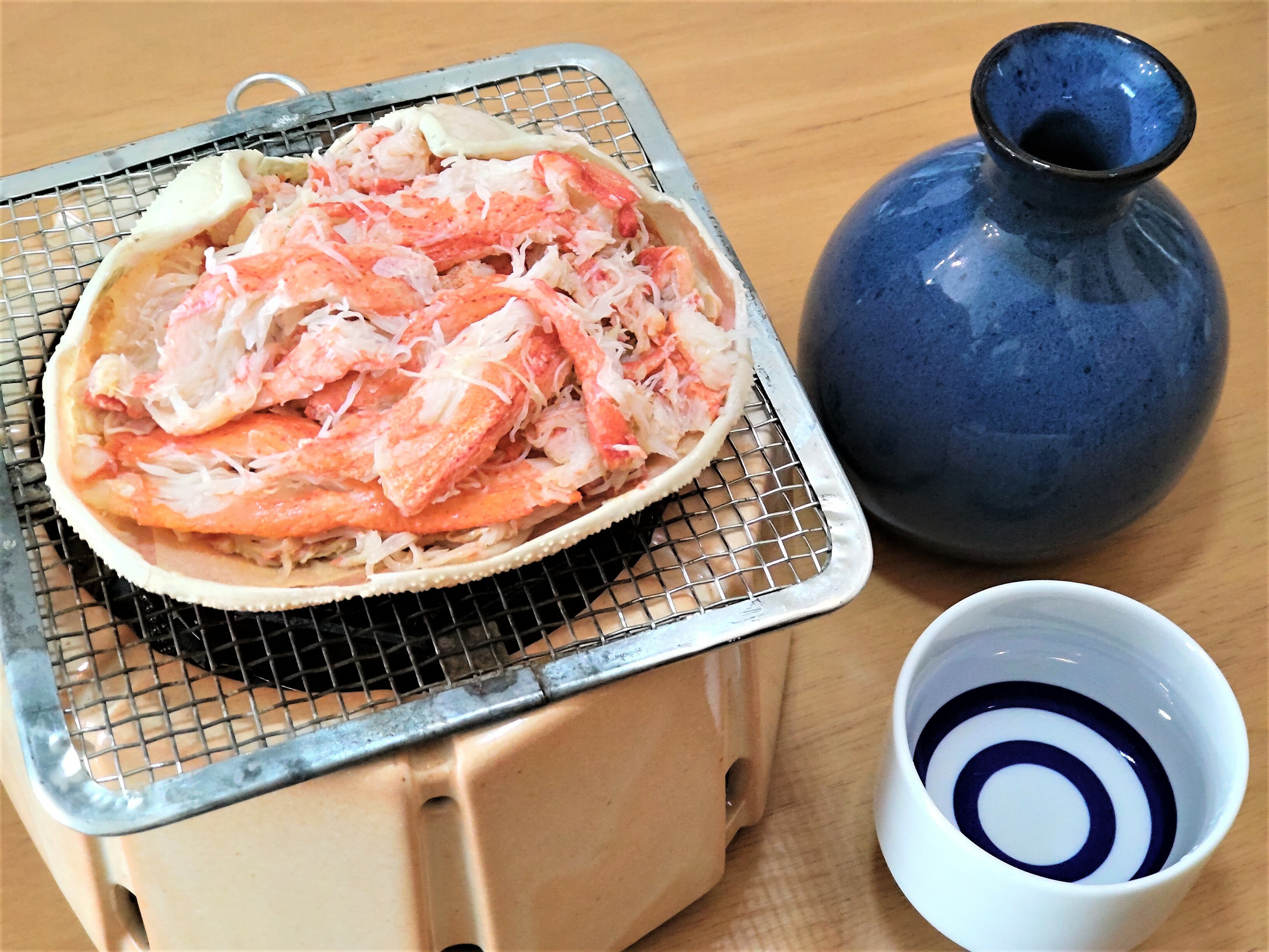 【ふるさと納税】オオズワイガニ甲羅盛り100g×2個【かに　カニ　海産物　シーフード　国産　個包装　簡単　便利　北海道産】(0108)
