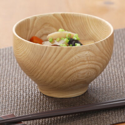 十勝の樹々のうつわ 天然木製 カフェオレボウル 13cm [工芸品・食器・マグカップ・食器・汁椀]