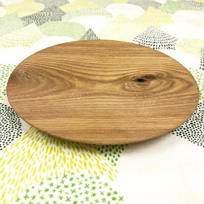 十勝の樹々のうつわ 天然木製 パントレイ 18cm 工芸品 まな板 調理器具