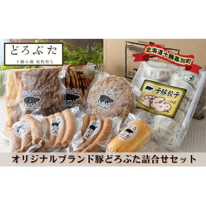 十勝幕別エルパソ牧場オリジナルブランド豚「どろぶた」加工品詰合せB　【お肉・ハンバーグ・ソーセージ・ブランド豚・豚】