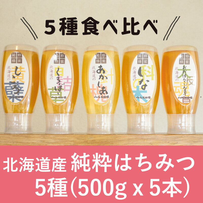 【ふるさと納税】【純粋】北海道産はちみつ2.5kg(蜂蜜50