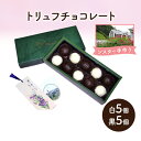【ふるさと納税】十勝カルメル会シスターが真心こめて作った トリュフチョコレート(白5個・黒5個)【 ギフト プチギフト お菓子 お礼 お返し 北海道 十勝 幕別...