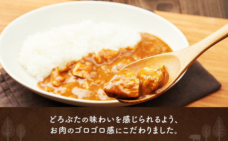【ふるさと納税】豚肉ゴロゴロ どろぶたカレー 5箱 (十勝幕別産 ブランド放牧豚)［どろぶた］【 カレー 豚肉 ゴロゴロ 煮込み お手軽 便利 温めるだけ レトルト 北海道 エルパソ 放牧豚 北海道 幕別町 十勝 】 f016438-makubetsu-10001272 北海道幕別町 サンプル画像3