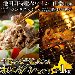 【ふるさと納税】ホルジン焼肉セット　1キロ　十勝ご当地グルメ　10000円