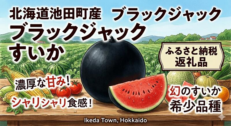 【ふるさと納税】高級 すいか ブラックジャック 高級スイカ スイカ ふるさと納税 送料無料 贈答 ギフト 期間限定 数量限定