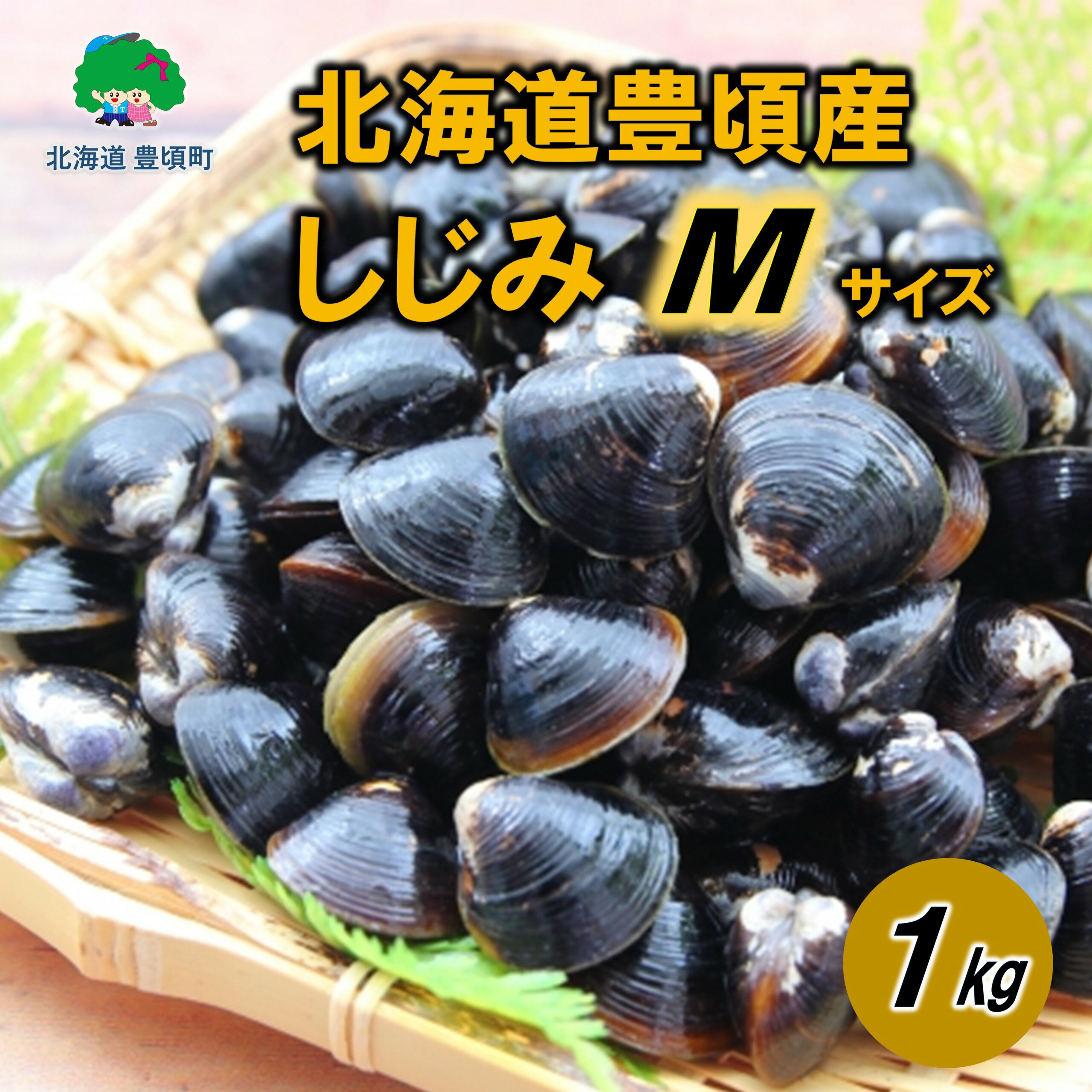 【ふるさと納税】北海道豊頃産しじみM サイズ 1kg［北海山］[5891-0588] 北海道 十勝 豊頃町 特産 産地直送 数量限定 送料無料 海の幸